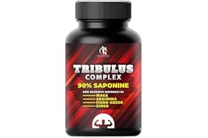 MAGNYTEG Tribulus Terrestris Alto Dosaggio 90% Saponine | 120 CPS | Complex con Maca Peruviana, Arginina e Fieno Greco