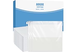 AOGOE Bolsa para Vómito, 20 PCS Bolsas Desechables para Vómitos, Bolsas Emesis con Almohadillas Superabsorbentes, Bolsas para Náuseas Alta Capacidad 1000ml Viajes, Mareo, Mujeres Embarazadas