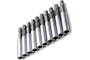 Delaman Extensión de Destornillador Magnético Soporte para Brocas, 10PCS 1/4" Hex Power Tools