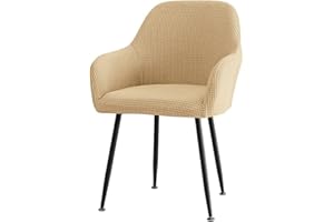 UYEOCO Fodera Per Sedia Ufficio Sala Da Pranzo Cucina Moderne 1/2/4 Pezzi Coprisedia Copripoltrona Velluto Coprisedie Con Braccioli Elasticizzato Universale Copertura Sedie Poltroncina ( Color : U , Size : 1