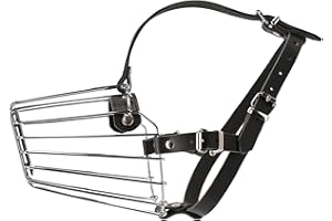 DINGO WALDEMAR RUTKOWSKI Dingo Muselière en métal pour Doberman 31 cm Circuit sous Les Yeux, 12 cm Fil métallique 14007