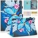 Price comparison product image Dteck iPad Pro 10.5 Inch Case, Pretty Cute Flip Folio Smart Stand Case with [Auto Sleep/Wake] Synthetic Leather Wallet Cover for Apple iPad Pro 10.5" 2017 Released Tablet, Butterfly Flower