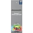 Beko Refrigerator 350 Liters Gross(314 Net), Top Mount Double Door, Silver colour, NeoFrost Dual Cooling, low noise,Harvest fresh, 10 yrs Warranty on ProSmart Inverter Compressor, RDNE350K30XBN
