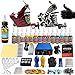 Solong Tattoo Complete Tattoo Kit for Beginner Starter 2 Pro Machine Guns 14 Inks Power Supply Needle Grips Tips TK203-38
