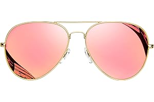 KANASTAL Lunettes de Soleil pour Homme et Femme Polarisées UV400 Lunette de Soleil en Alliage Al-Mg Premium Rétro