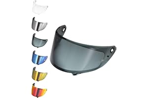 EvoParts Visier kompatibel mit Hjc RPHA 1 (kein RPHA 10-11-12) HJ-35 Pinlock-bereit (Schwarz 80%)