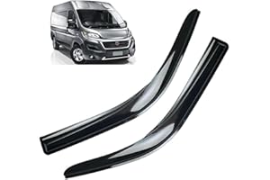 EVOLUTION CAR SPARES Wind Rain Smoke Deflector Sunplex 2 Pcs Fits Fiat Ducato 2006 to 2021 SP-S-39