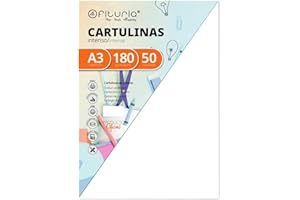 OFITURIA Opakowanie 50 białych kartonów, rozmiar A3, 180 g.