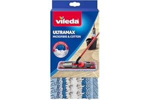 Vileda Housse Micro & Coton pour Balai à Plat Ultramax, 120g