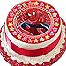 Produktbild Spiderman rot Star Bordüre Birthday vorgeschnittenen Essbarer Zuckerguss Kuchen Topper Dekoration