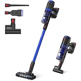 Vistefly V12 Aspirapolvere Senza Fili 420W/30000Pa Scopa Elettrica Potente  Ricaricabile Ciclonico 4 in 1, Schermo LCD,Autonomia 60 Minuti,4 Spazzole  per Pavimento/Tenda/Tappeto/Peli Animali : Amazon.it: Casa e cucina