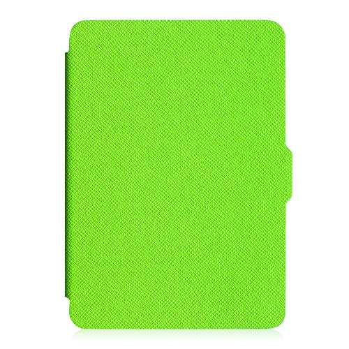 Fintie Hülle für Kindle 8 Generation – Die dünnste und leichteste Schutzhülle Tasche mit auto Sleep / Wake für Kindle eReader (6 Zoll) Touchscreen ohne Spiegeleffekte, (8. Generation – 2016 Modell), Grün - 2