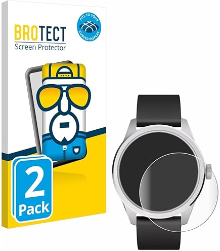 Savvies 4 Stuks Full-Screen Scherm Beschermfolie voor Withings ScanWatch 2 (38 mm) Full Cover Protector 3D Curved [Edge to Edge, Ultra Clear