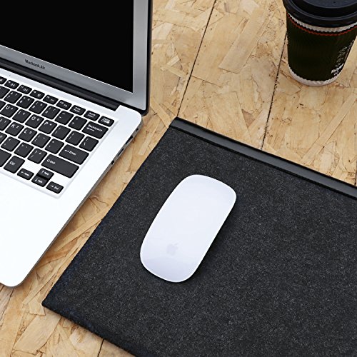 EooCoo Laptop-Tasche  Filz  Mikrofaser Leder H  lle Ultrabook Laptop Tasche Filz Sleeve Speziell f  r Macbook Air   Pro   Retina 13  - Black