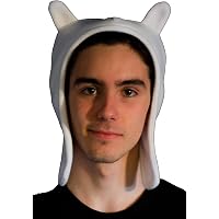 Costumeteers – Sombrero Y Bolsa De Piloto De Invierno – Disfraz De Halloween Y Cosplay – Gorra Blanca De Forro Polar Con Cierre De Velcro – Bolsa Con Cremallera