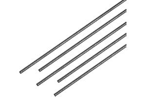 ‎SOURCING MAP sourcing map 5 Stück Kohlefaser Stabstützstangen für RC Flugzeug DIY Projekte 1 mm Matte Stange US, 200 mm 7.8 Zoll