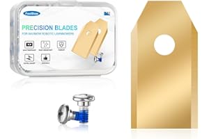 FOURSHOW 36 sztuk zapasowych ostrzy kompatybilnych z Segway Navimow i105e, i108e, i110e, H500e, H800e, H1500e, H3000e, H3000e, ostrza do kosiarki automatycznej, stal szlachetna premium