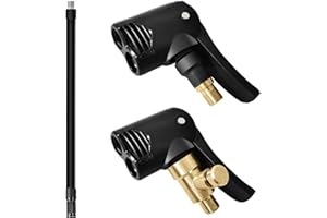 fidget pack 2 Stück Adapter Französisches Ventil, Autoventil Hebelstecker, Französisches Standard-Reifenventil Hebelstecker Air Chuck Reifenfüllschlauch Autoventil Adapter für Auto Fahrrad Motorrad