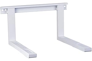 PureMounts MWH-03 Support universel / micro-ondes pour montage mural Bras d'extension réglables en longueur (385-535mm), largeur de flèche: 43cm, capacité de charge: max. 35,0 kg, blanc