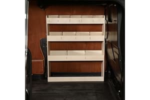 Vanify - Kompatibel mit Ford Transit Custom L1 2012+ Fahrzeugeinrichtung Fahrzeugregale, Fahrerseite vorne Regal