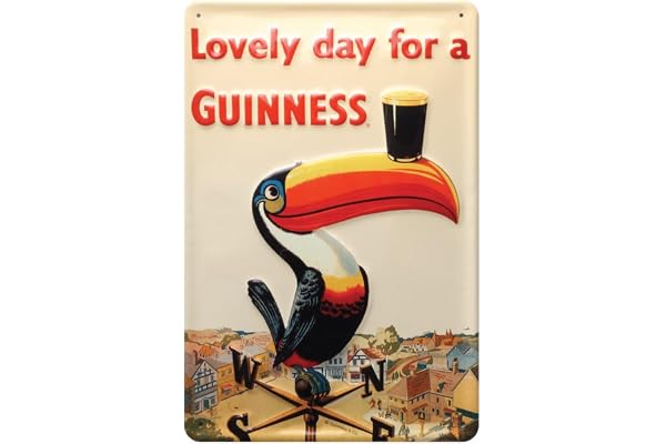 Guinness Toucan Weathervane metallskylt