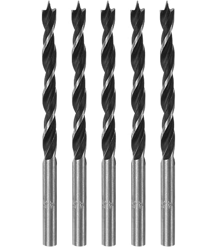 Mèches Brad Point 5 Mm - Lot De 3, Pour Bois, Plastique, Caoutchouc - 5