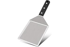Joyfair Burger Spatula, Extra Wide Spatula with Beveled Edges, Smash Burger Flipper Ideal for Barbecue Hamburger Turner Grilling BBQ Griddle, Heavy Duty & Dishwasher Safe