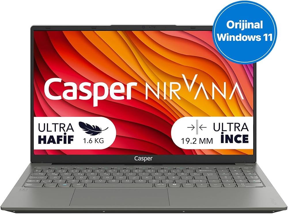 Casper Nirvana X650 Intel Core i7-13620H 12GB DDR5 1TB W11H 15.6" X650.1362-AF00A-G-F