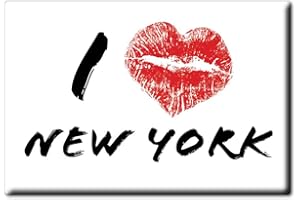 Enjoymagnets New York Souvenir IMANES DE Nevera Reino Unido England IMAN Fridge Magnet Corazon I Love (VAR. Kiss)