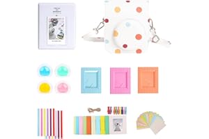 AISNYHO Fujifilm Instax Mini 12 Instant Camera Accessories Kit With Case, Album, Frames, Wall Frame & Colored Filters