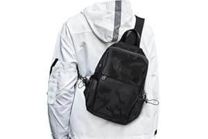 SZSYCN Sling Bag Cross Body Brusttasche Umhängetasche für Männer Frauen Wasserdichte Brusttasche mit USB-Ladeanschluss Herrentasche für Läufer Training Wandern Radfahren Reisen