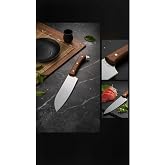 Alaz: Santoku Şef Bı&ccedil;ağı - &Ouml;zel Japon Şef Bı&ccedil;ağı