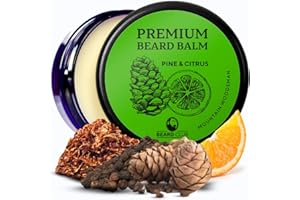 BEARD CLUB Baume a Barbe de Haute qualité | Mountain Woodsman | Le meilleur conditionneur et adoucissant pour votre barbe | Bio et 100% Naturel | Parfait pour assurer l’entretien et la croissance de votre barbe