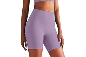 JTSONN Pantaloncini Palestra Donna Senza Cuciture Ciclisti Fitness Shorts Pantaloncini Sportivi Vita Alta Yoga Pantaloni Leggins Corti Donna Hotpants