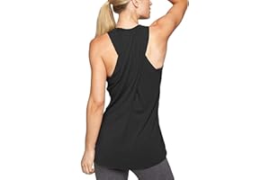 Uni-Wert Damen Sport Top Yoga Tank Top Ringerrücken Oberteil Ärmellos Workout Running Casual Weste Training Jogging Laufen Tops Atmungsaktiv Schnell Trocknend Fitness Shirt