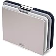 Joseph Joseph Plastic Cutting Board Set with Storage Stand 3 Different Sized Boards Regular 60146