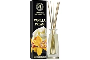 Vanilla Cream Aroma Diffuser 100ml - Reed Diffuser - Room Fragrance - Home Fragrance - Air Freshener - Vanilla Cream Scented