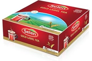 SELEN Gold Label Tea, 100 Individually Wrapped Tea Bags 180 g