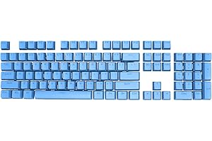 LA TALUS 104Pcs ABS OEM Universal Backlight KeyCaps Replacement Mechanical Keyboard Accessory,Keycaps Keyset for Mechanical Gaming Keyboard Switches- Blue