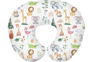 FOLODA Cuscino per allattamento per bambini, rimovibile, traspirante, per allattamento al seno, federa per cuscino