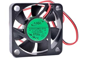 CYRMZAY Compatible for ADDA AD0412MX-G70 40 * 40 * 10MM DC12V 0.08A 2Pin Cooling Ventilador