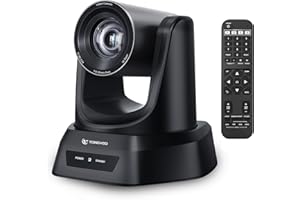 TONGVEO Conference Room PTZ Camera System | 1080P 60fps with 3X Optical Zoom, USB3.0, HDMI Streaming Camera-Easy Setup for Church and Meetings