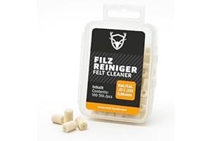 ‎ROYAL HUNTER Royal Hunter ® - Filz-Laufreiniger I Laufreiniger aus Filz für Gewehre, Flinten, Pistolen & Revolver, Filz-Reiniger für alle Kaliber zur Waffenreinigung & Waffenpflege