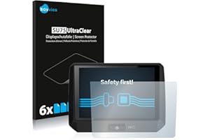 Savvies 6 Stück Schutzfolie für Flyer Display D1 Displayschutz-Folie Ultra-Transparent