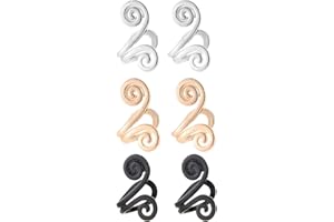 COLEESON Zunis Acupressure Slimming Earrings, Acupressure Slimming Earrings, Non Piercing Acupressure Earrings Zunis Acupressure Earrings, Ear Cuff Clip for Women Men