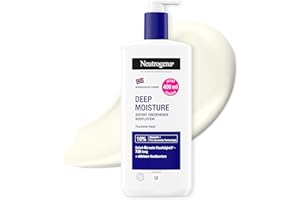 ‎NEUTROGENA Neutrogena Norwegische Formel Deep Moisture sofort einziehende Bodylotion (400 ml) für mehr Feuchtigkeit bei trockener Haut, 400ml