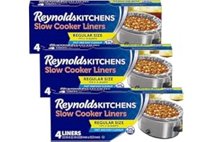 REYNOLDS KITCHENS Reynolds Einlagen für Schongarer, normale Größe, 4 Stück, 3 Stück