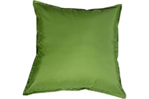 EHD Fundas de cojín de jardín impermeables para muebles de interior y exterior, totalmente impermeables (verde claro, 45 x 45 cm)