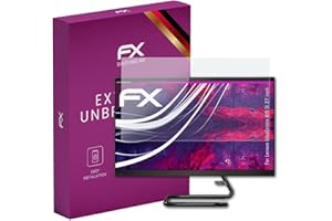 atFoliX Glasfolie kompatibel mit Lenovo IdeaCentre AIO 3i 27 inch Panzerfolie, 9H Hybrid-Glass FX Schutzpanzer Folie