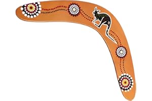 arrderly 1 Piece Boomerangs, Outdoor Boomerang, Children Adult Boomerang, Wooden Boomerang, Family Outdoor Game Safe Boomerang Ball Funny Outdoor Flying Disc Throw Catch